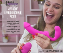 VIBRADOR DOBLE SOSTIFICADO LÉSBICO SEXSHOP PTE PIEDRA931568025